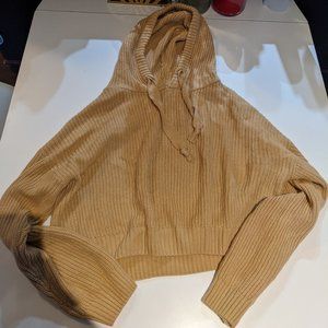 Brown cropped hoodie